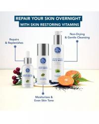Generic The Moms Co. Natural Vita Rich Complete Night Repair Bundle with Face Wash, Face Cream & Face Serum